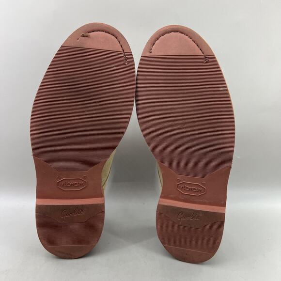 Allen Edmonds Boone Casual Oxford Men Size 9.5 D Beige Suede Vibram Gumlite Shoe main image 2